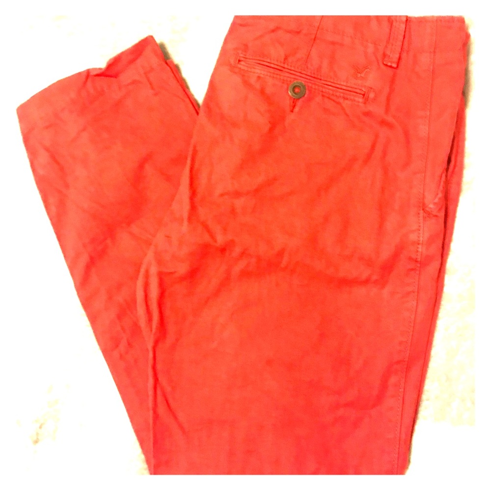 American Eagle red Pants for Men